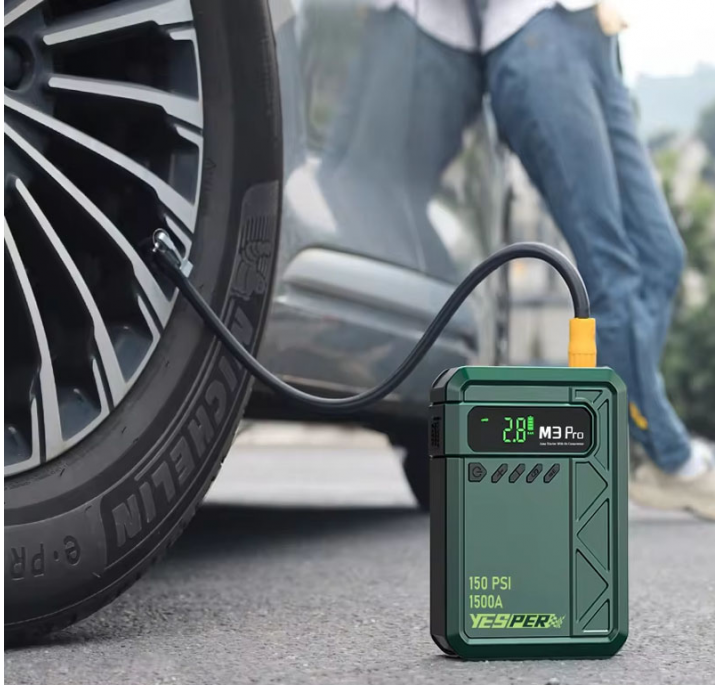 Пусковое устройство YESPER M3 PRO 10000 мАч с компрессором