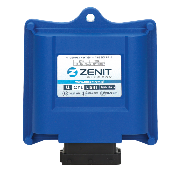 Комплект ГБО ZENIT Blue BOX Light 4 цилиндра 