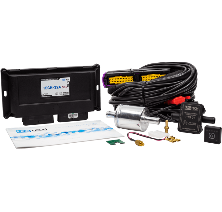 Комплект ГБО LPGTECH 324 OBD 4 цил., электроника
