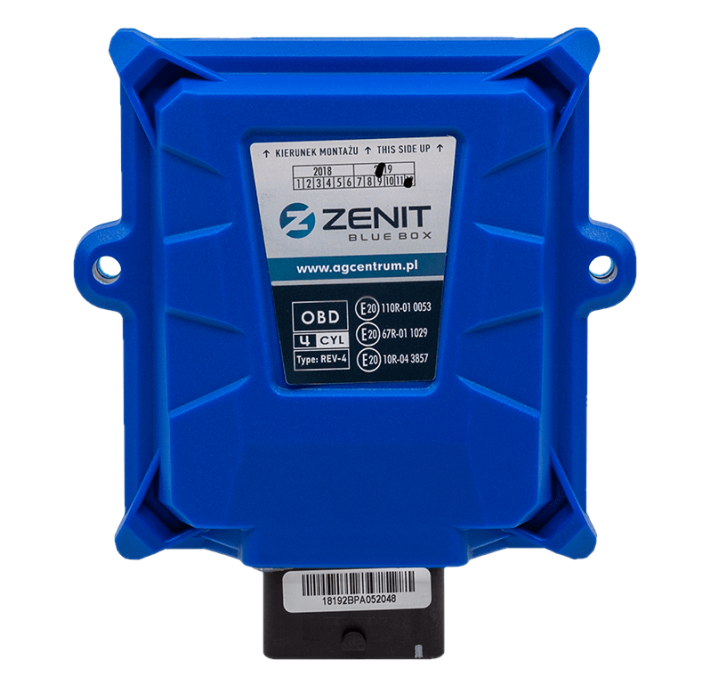 Контроллер впрыска газа ZENIT BLUE BOX OBD 4 ЦИЛИНДРА